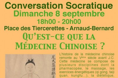 Conversation Socratique :  Qu'est ce que la médecine chinoise ? à Toulouse