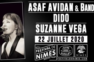 Asaf Avidan & band, Dido, Suzanne Vega à Nimes