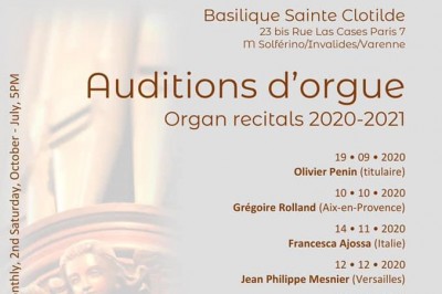 Audition d'orgue  Paris 7me