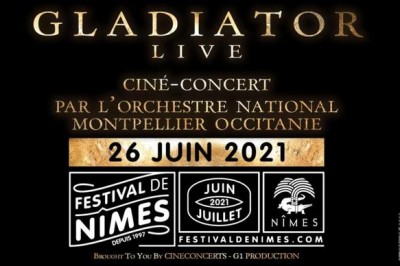 Gladiator Live cin-concert  Nimes