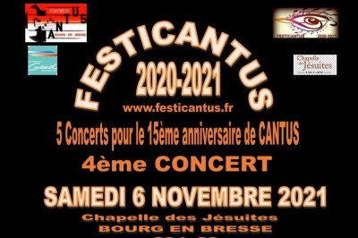 Festicantus 2020-2021  Bourg en Bresse
