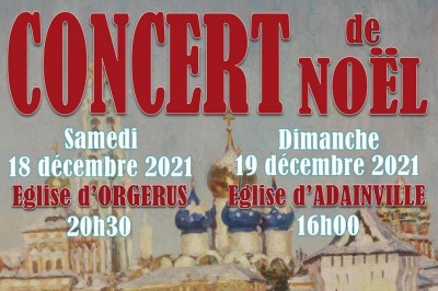 Concert De Noël : ChŒur D'hommes « Chantres Orthodoxes Russes » à Orgerus