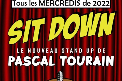 Spectacle SIT DOWN : le stand-up joué assis par Pascal Tourain (l'Homme Tatoué)