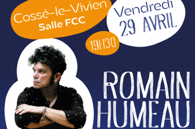 Romain Humeau en concert  Coss-le-Vivien !  Cosse le Vivien