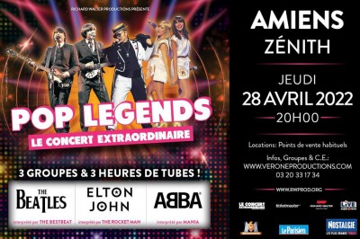 Le concert extraordinaire : Pop Legends  Amiens