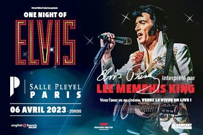One Night Of Elvis à Paris 8ème