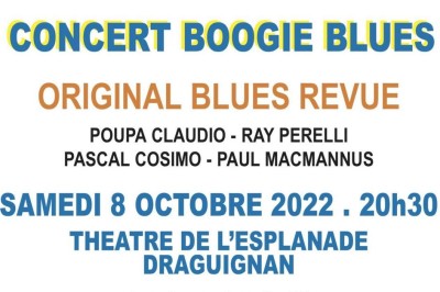 Concert Boogie Blues à Draguignan