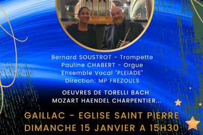 Concert trompette et orgue à Gaillac