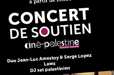 Concert de soutien à la 9è édit. Ciné-Palestine Toulouse Occitanie à Balma