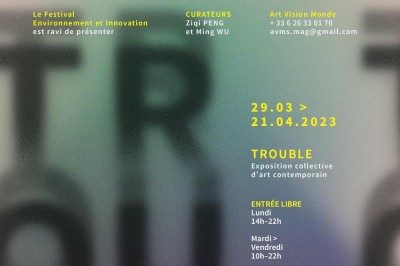 Exposition d'art contemporain multidisciplinaire Trouble à Paris 15ème