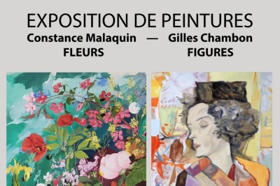 Fleurs, de Constance Malaquin, Figures, de Gilles Chambon à Libourne