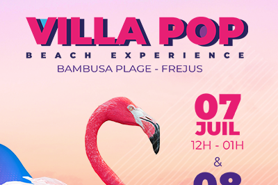Villa pop, beach experience 2024