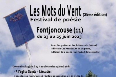 Festival de poésie Les Mots du Vent 2023
