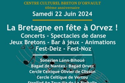 60 ans du CCBO, La Bretagne en fte  Orvez  Orvault
