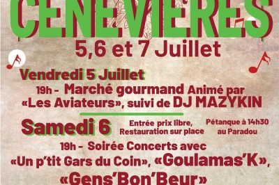 Soire Concerts  Cenevieres