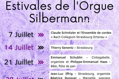 Estivales de l'Orgue Silbermann de Marmoutier 2024