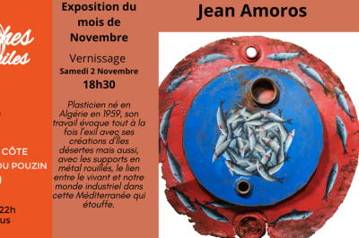 Vernissage de l'exposition de Jean Amoros  Rompon