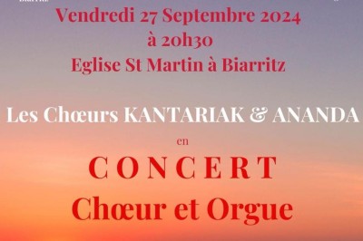 Concert choeur et orgue  Biarritz