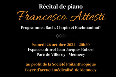 Rcital De Piano Francesco Attesti  Mennecy