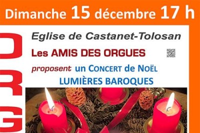 Concert de Nol avec le trio Eufonia, Lumires baroques  Castanet Tolosan